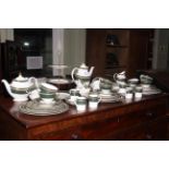 Royal Doulton Vanborough fifty three piece tea and dinner service and Royal Worcester Viceroy cake