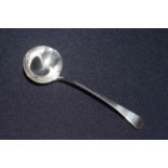 George III silver sauce ladle by Elly,