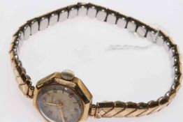 Rotary 9 carat gold ladies watch