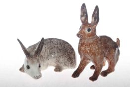 Two Winstanley hares,