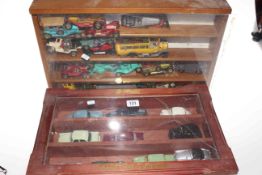 Collection of toy cars,