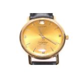 Longines Gents 18 carat gold Flagship automatic watch,