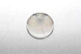 Spherical glass match striker