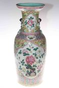 Large Chinese famille rose vase,