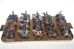 Collection of Del Prado military figures on horseback