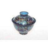 Chinese Cloisonne bowl and cover
