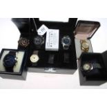 Collection of seven gents watches,