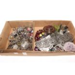 Box of costume jewellery