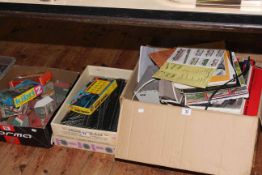 Collection of JOUEF and Hornby model railway equipment, model buildings,