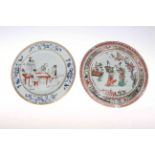 Two Chinese plates,