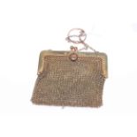 9 carat Gold Mesh Purse