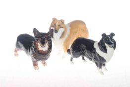 Three Beswick dogs, Corgi Black Prince,