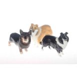 Three Beswick dogs, Corgi Black Prince,