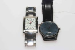 Boss gents wristwatch and Sekonda Middlesbrough Football Club watch (2)