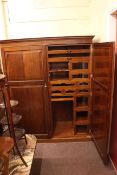 1920's two door mahogany compactum wardrobe