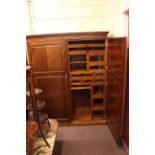 1920's two door mahogany compactum wardrobe