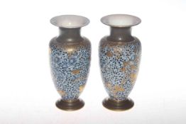 Pair of Royal Doulton Burslem vases,