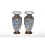 Pair of Royal Doulton Burslem vases,