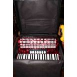 Accordion in case, Hohner Student 120,