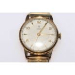 Gents Tudor 9 carat gold wristwatch