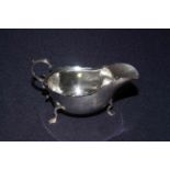 Silver sauce pot by Martin and Hall,