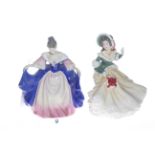 Two Royal Doulton figures 'Sara' and 'Christmas Day' 2002