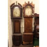 Two 19th Century longcase clocks (in need of restoration)