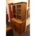 Early 20th Century four door cabinet bookcase