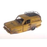 Tin plate toy car, Reliant Regal Van,