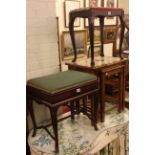 Tiled top nest of tables,