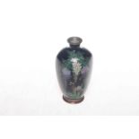 Japanese Cloisonne Wisteria vase