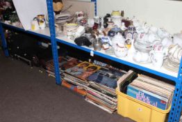 Large collection of LP and single records,