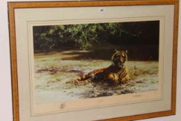 David Shepherd, Indian Siesta, limited edition print,