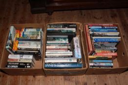 Three boxes of military books