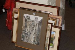 Norman Wade, Durham Castle, limited edition print,