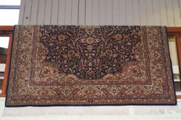 Belgian carpet with a blue ground 2.40 by 1.