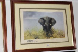 David Shepherd, Old Charlie, limited edition print,