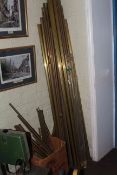 Quantity of brass reeded,