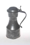 Pewter tappit hen, stamped London,