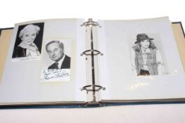 Circa 1970's/1990's autographed/signed celebrity photographs including Laurence Olivier,