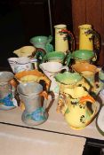 Collection of Burleigh Ware and other jugs