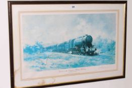 David Shepherd, Gordon on the Longmoore Military Railway, limited edition print,