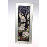 Moorcroft framed plaque ' Z MYC MOORPLQ3',