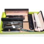 Sheaffer pencil and pen sets, Parker, Waterman,