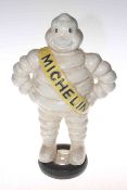 Cast metal Michelin Man,