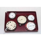 Box of assorted pocket watches