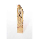 Circa 1800 soapstone figure,