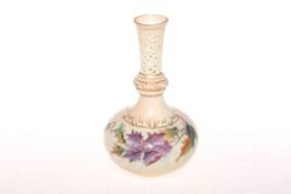 Locke Worcester blush ware vase, circa 1900,