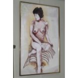 Peter Hay, Nude Study, signed and dated 12 May 81,