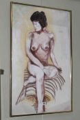 Peter Hay, Nude Study, signed and dated 12 May 81,